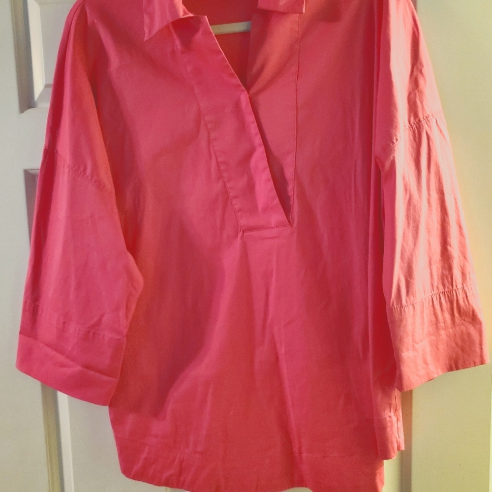 Chico's pullover pink top. Size 2